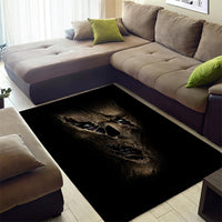 Skull Area Rug Mummy Face Inside - Wonder Print Shop