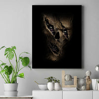 Skull Canvas Wall Art Mummy Face Inside - Wonder Print Shop