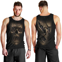 Skull Men Tank Top Mummy Face Inside DT01