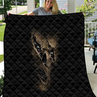 Skull Quilt Mummy Face Inside - Wonder Print Shop