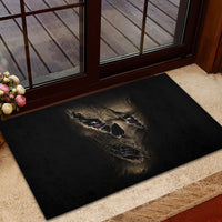 Skull Rubber Doormat Mummy Face Inside - Wonder Print Shop