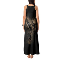 Skull Tank Maxi Dress Mummy Face Inside - Wonder Print Shop