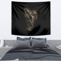 Skull Tapestry Mummy Face Inside - Wonder Print Shop