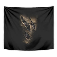 Skull Tapestry Mummy Face Inside - Wonder Print Shop