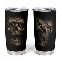 Skull Tumbler Cup Mummy Face Inside - Wonder Print Shop