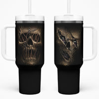 Skull Tumbler With Handle Mummy Face Inside - Wonder Print Shop