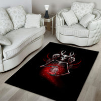 Skull Area Rug Prayer Skull - Wonder Print Shop