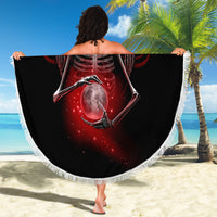 Skull Beach Blanket Prayer Skull - Wonder Print Shop