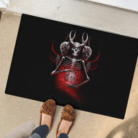 Skull Rubber Doormat Prayer Skull - Wonder Print Shop