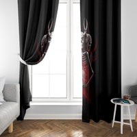 Skull Window Curtain Prayer Skull - Wonder Print Shop