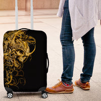 Skull Luggage Cover Golden Warrior Royal - Wonder Print Shop