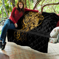 Skull Quilt Golden Warrior Royal - Wonder Print Shop