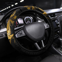 Skull Steering Wheel Cover Golden Warrior Royal - Wonder Print Shop