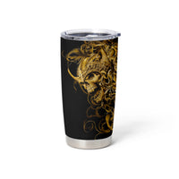 Skull Tumbler Cup Golden Warrior Royal - Wonder Print Shop