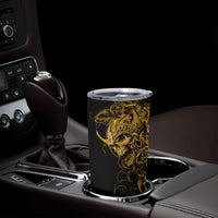 Skull Tumbler Cup Golden Warrior Royal - Wonder Print Shop