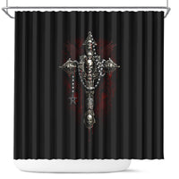 skull-shower-curtain-head-skeleton-cross-skull