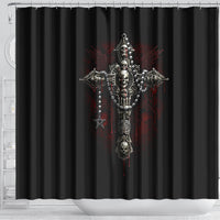 skull-shower-curtain-head-skeleton-cross-skull