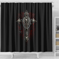 skull-shower-curtain-head-skeleton-cross-skull