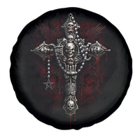 Skull Spare Tire Cover Head Skeleton Cross Skull - Wonder Print Shop