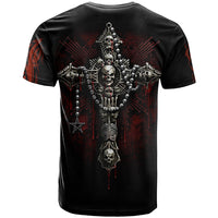 Skull T Shirt Head Skeleton Cross Skull - Wonder Print Shop