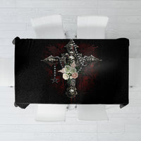Skull Tablecloth Head Skeleton Cross Skull - Wonder Print Shop
