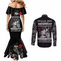 skull-couples-matching-mermaid-dress-and-long-sleeve-button-shirts-skull-girl-spoiled-wife