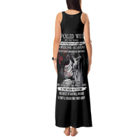 Skull Tank Maxi Dress Skull Girl Spoiled Wife - Wonder Print Shop