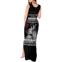 Skull Tank Maxi Dress Skull Girl Spoiled Wife - Wonder Print Shop