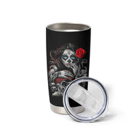 Skull Tumbler Cup Skull Girl Spoiled Wife - Wonder Print Shop