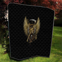 Skull Quilt Golden Skull Steampunk - Wonder Print Shop