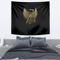 Skull Tapestry Golden Skull Steampunk - Wonder Print Shop