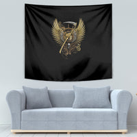 Skull Tapestry Golden Skull Steampunk - Wonder Print Shop