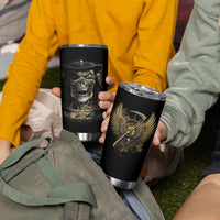 Skull Tumbler Cup Golden Skull Steampunk - Wonder Print Shop