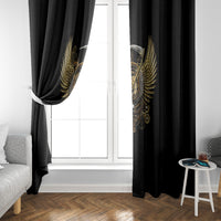 Skull Window Curtain Golden Skull Steampunk - Wonder Print Shop