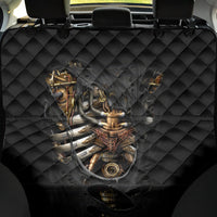 Skull Back Car Seat Cover Skeleton Steampunk Heart Inside - Wonder Print Shop