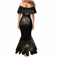 Skull Mermaid Dress Skeleton Steampunk Heart Inside - Wonder Print Shop