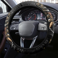 Skull Steering Wheel Cover Skeleton Steampunk Heart Inside - Wonder Print Shop