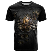 Skull T Shirt Skeleton Steampunk Heart Inside - Wonder Print Shop