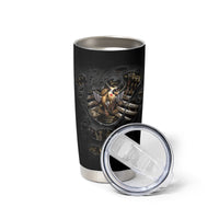 Skull Tumbler Cup Skeleton Steampunk Heart Inside - Wonder Print Shop
