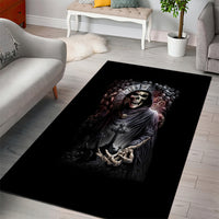 Skull Area Rug Skull Grim Time Reaper - Wonder Print Shop