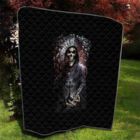 Skull Quilt Skull Grim Time Reaper - Wonder Print Shop