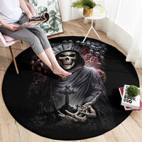skull-round-carpet-skull-grim-time-reaper