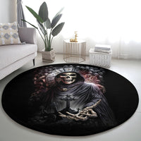 skull-round-carpet-skull-grim-time-reaper