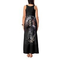 Skull Tank Maxi Dress Skull Grim Time Reaper - Wonder Print Shop