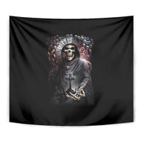Skull Tapestry Skull Grim Time Reaper - Wonder Print Shop