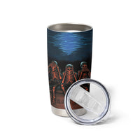 Skull Tumbler Cup Three Skeleton No See No Speak No Hear - Wonder Print Shop