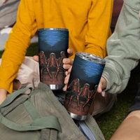 Skull Tumbler Cup Three Skeleton No See No Speak No Hear - Wonder Print Shop