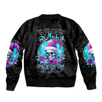 Skull Witch Santa Bomber Jacket The Good Girl In Me Got Tired So Bitch In Me Came Out - Wonder Print Shop