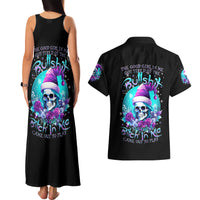 Skull Witch Santa Couples Matching Tank Maxi Dress and Hawaiian Shirt The Good Girl In Me Got Tired So Bitch In Me Came Out - Wonder Print Shop