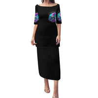 Skull Witch Santa Family Matching Puletasi Dress and Hawaiian Shirt The Good Girl In Me Got Tired So Bitch In Me Came Out - Wonder Print Shop